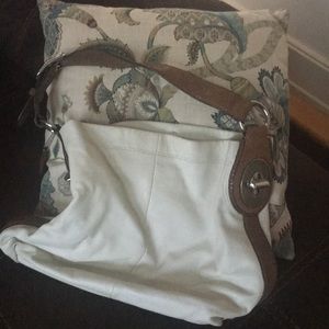 Off white Coach leather bag
